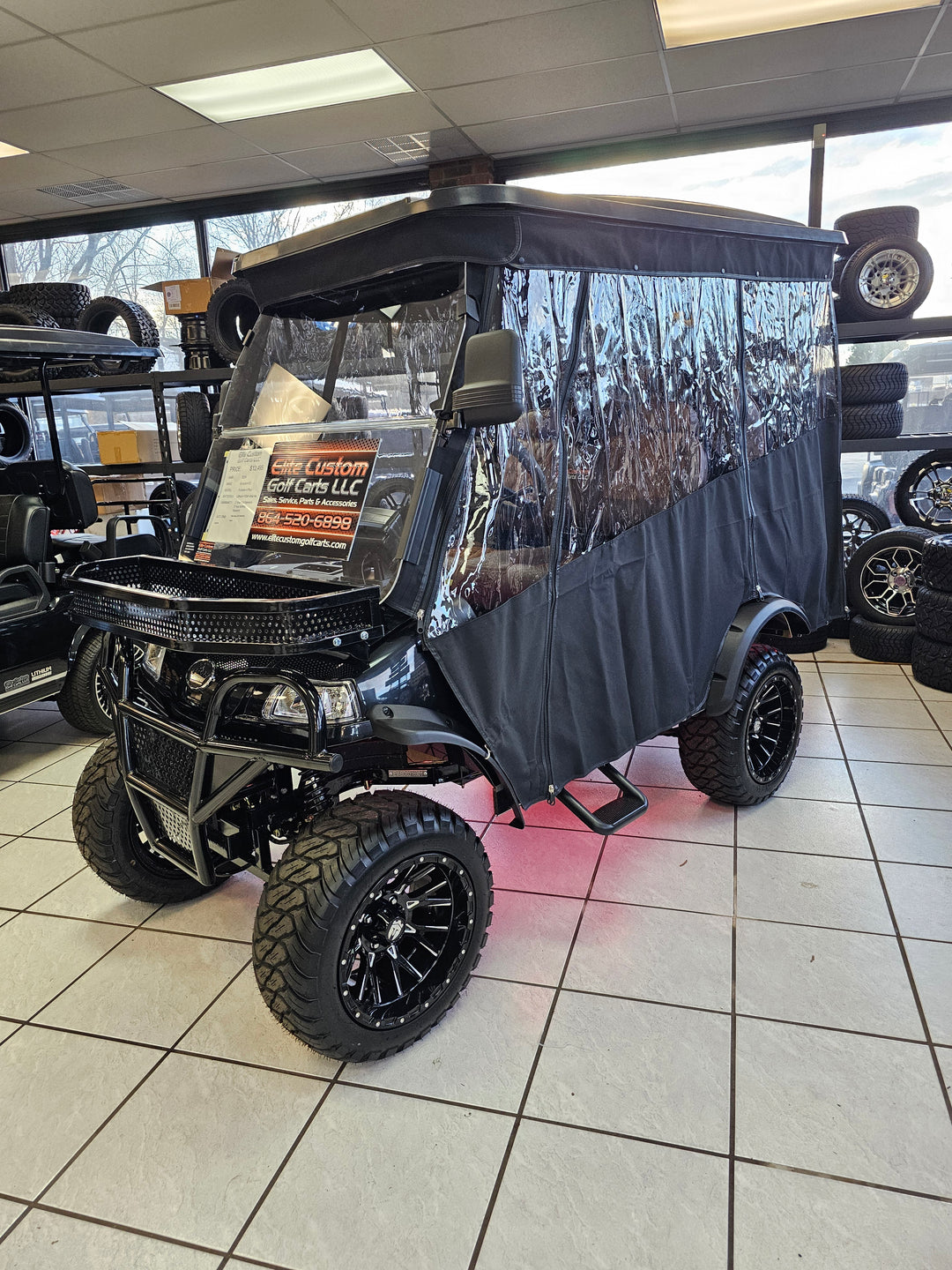 Evolution 4 Passenger Track Style Golf Cart Enclosure By Evolution Fits Classic 4 Pro &amp; Plus , Forester 4 Plus Models