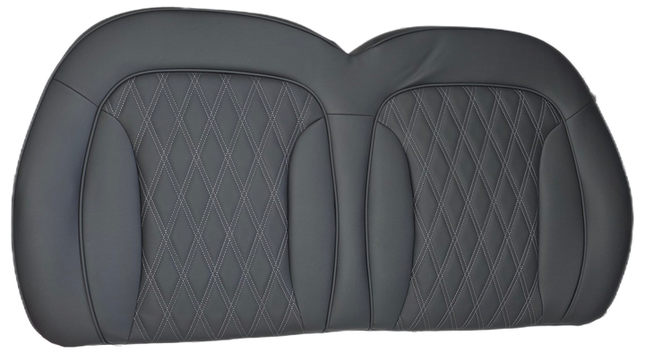 Denago EV Golf Cart Front Seat Backrest Factory Gray Diamond Stich