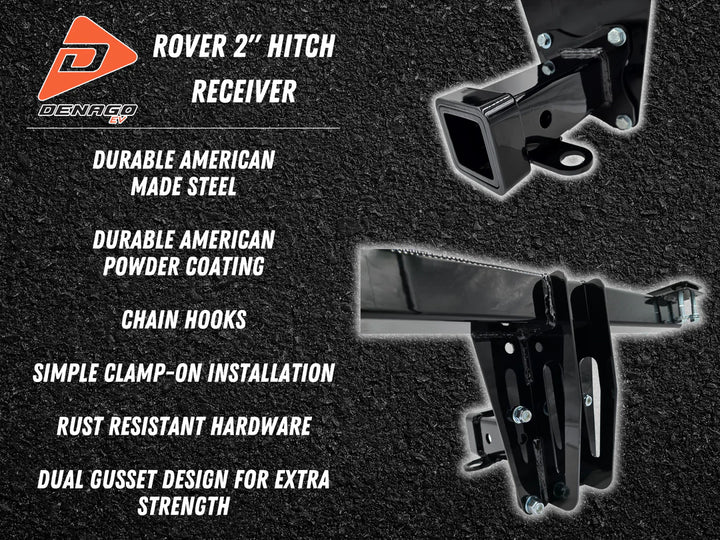 Denago Rover XL and XXL Adjustable 2" Hitch Receiver