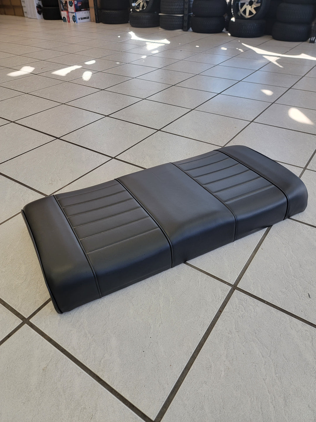 Evolution Golf Cart Black Front Seat Bottom Cushion