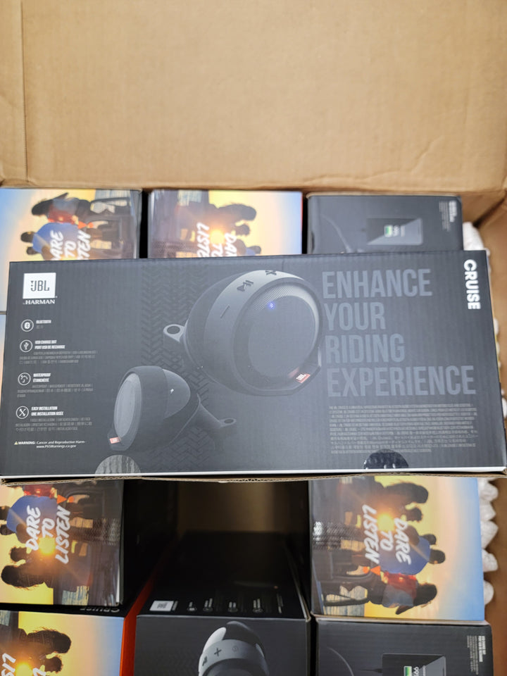 JBL Cruise PWSSPKCRUISEAM Handlebar Mounted Bluetooth Audio System (Black)