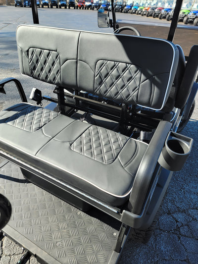 Evolution EV Golf Cart Legacy Series Premium Double Diamond Stich Seats w/Armrest fits Evolutions Classic Pro , Plus and Forester Plus