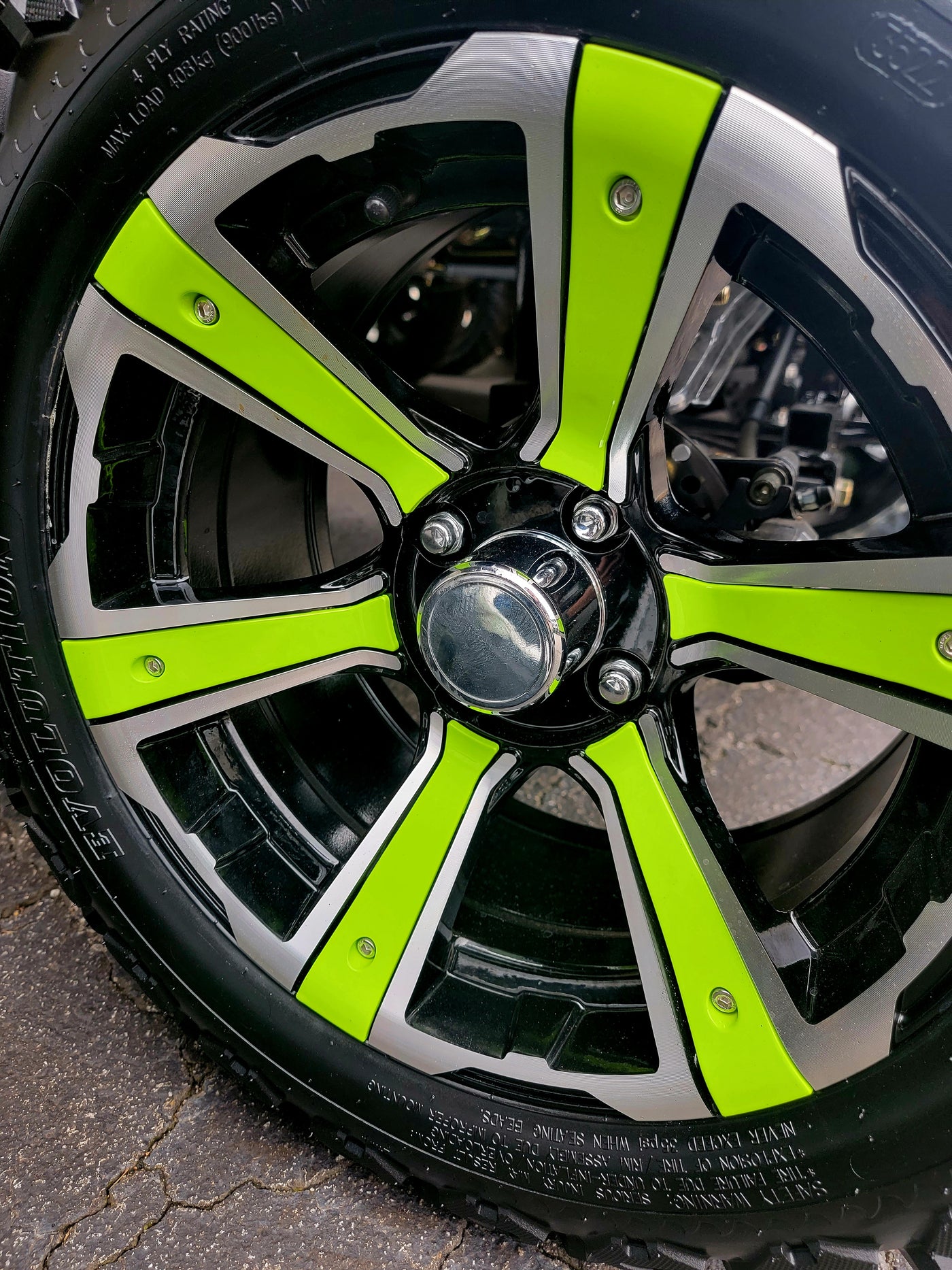 Evolution Golf Cart Wheel Inserts Fits Evolution Carts with 14