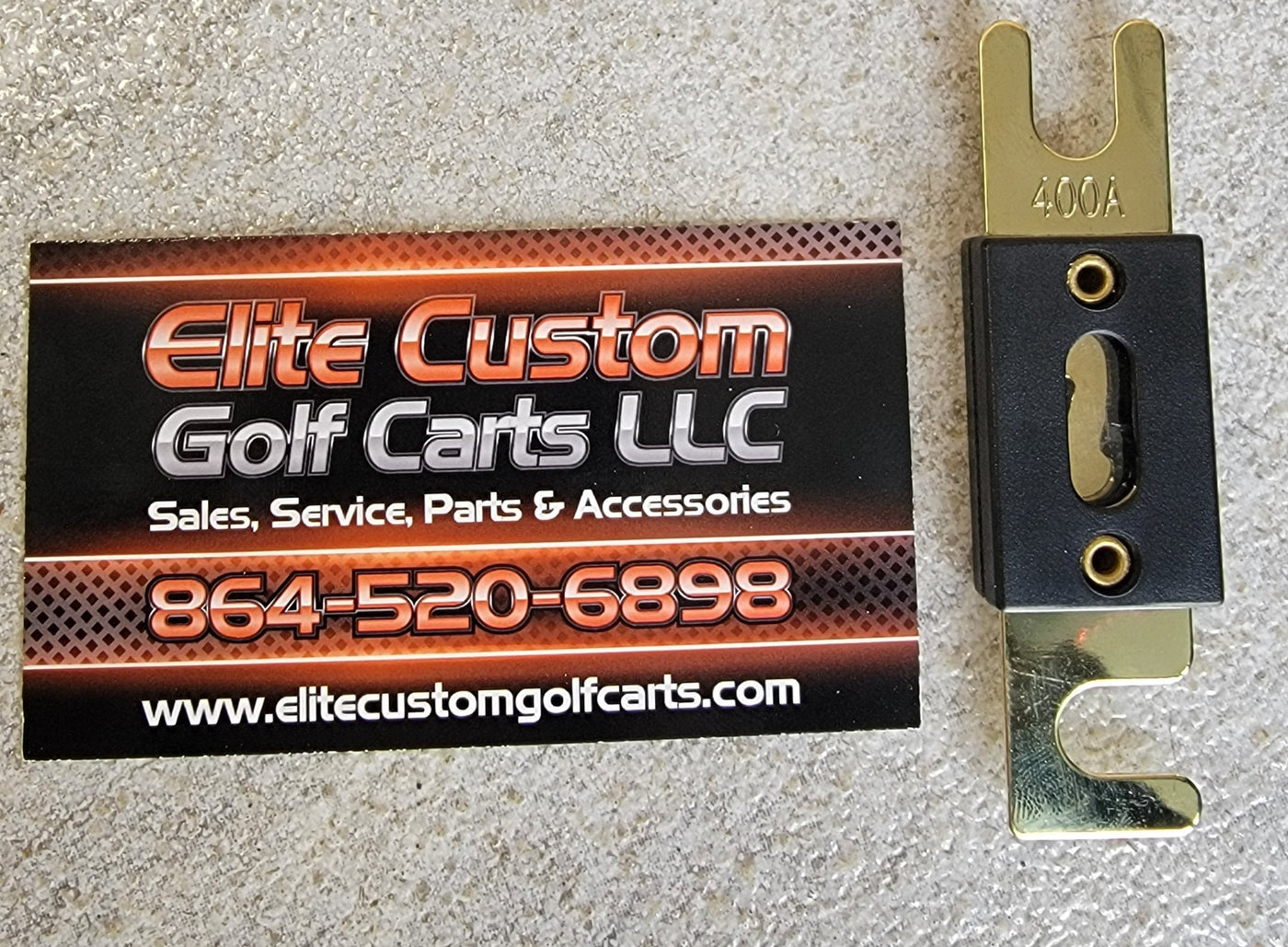 Evolution Golf Cart 400 Amp Main Fuse Fits Classic Plus, Classic Pro, Forrester Plus and Carrier Plus Models
