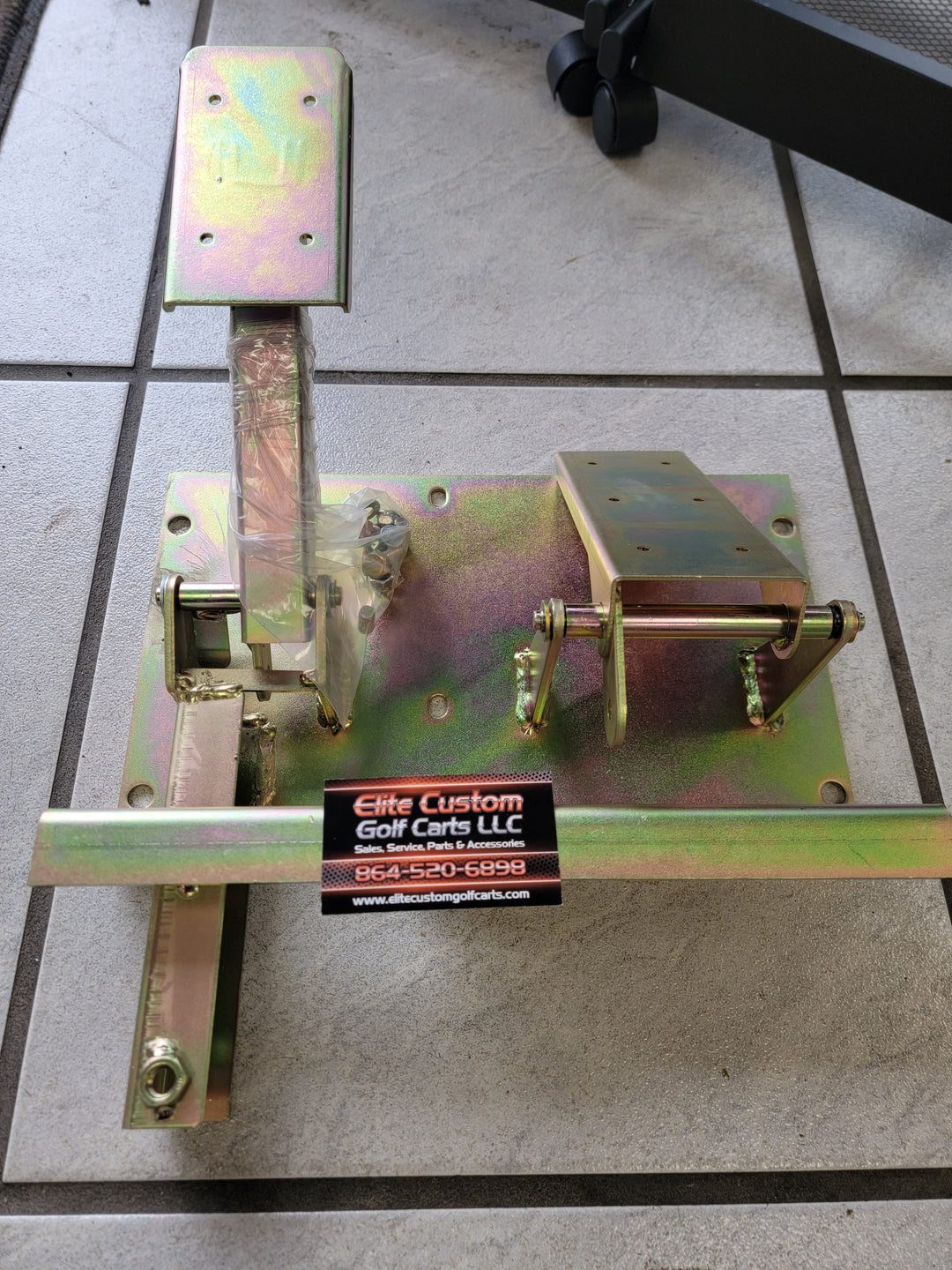 Evolution Golf Cart Accelerator and Brake Pedal Assembly Fits Forrester Plus and Carrier Plus Models