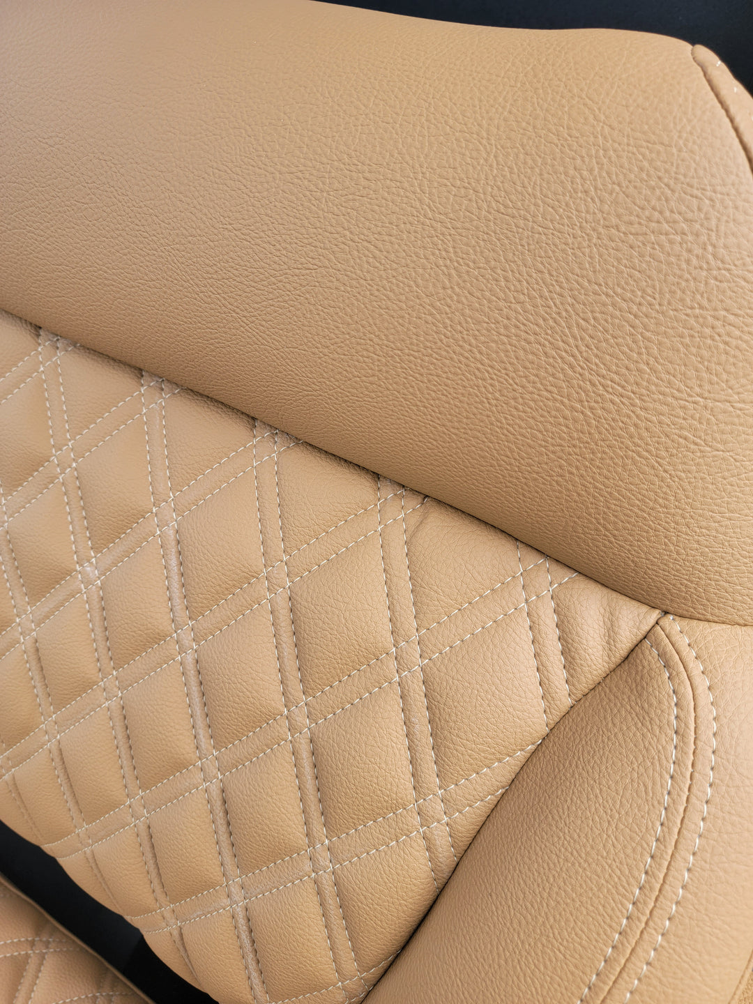 Evolution EV Golf Cart Legacy Series Premium Double Diamond Stich Seats w/Armrest fits Evolutions Classic Pro , Plus and Forester Plus