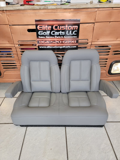 Evolution EV Golf Cart American Sportster High Back Premium Seats w/Armrest fits Evolutions Classic Pro & Plus and Forester Plus