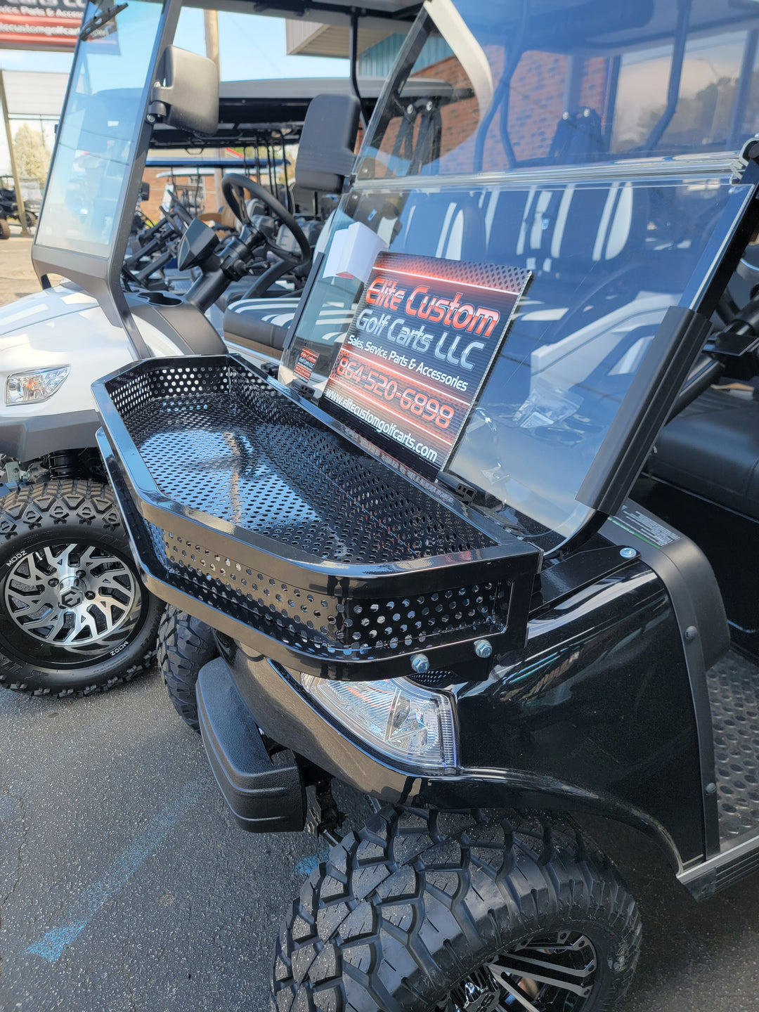 Front Clay Basket for Evolution EV Golf Carts (Classic, Forester, Carrier &amp; Turfman Models)