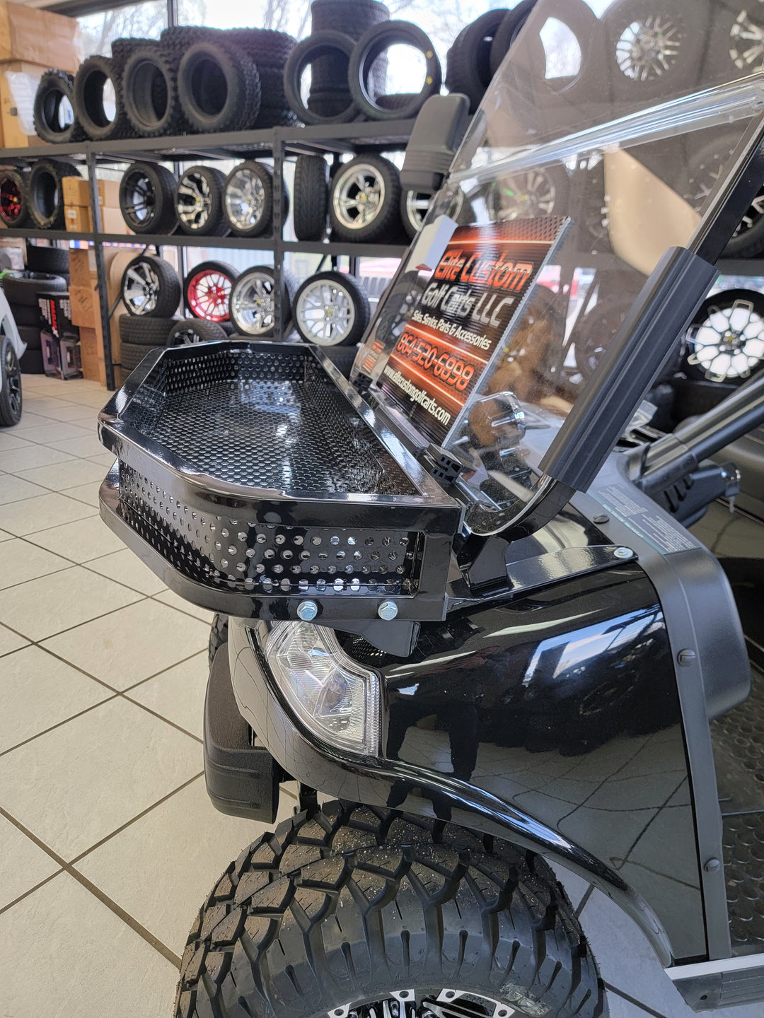 Front Clay Basket for Evolution EV Golf Carts (Classic, Forester, Carrier &amp; Turfman Models)