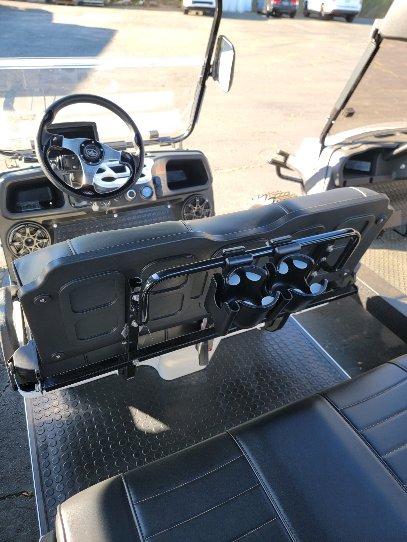 Evolution Golf Cart Cupholders for Middle Seat on Carrier & Forester 6 Plus Models