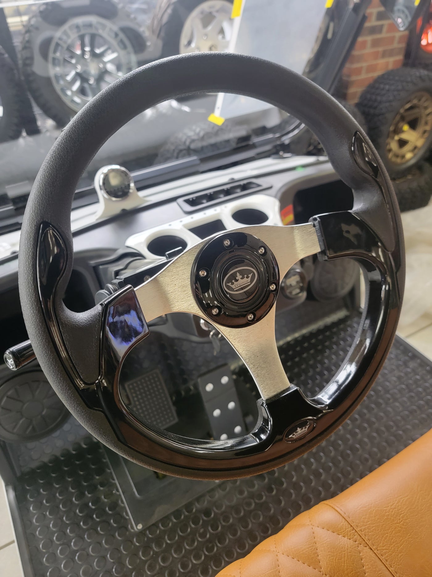Evolution Golf Cart Steering Wheel