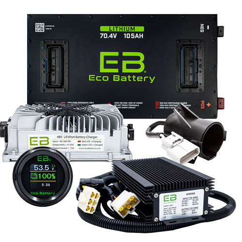 Eco Battery LIFEPO4 Lithium 70 Volt 105ah Bundle