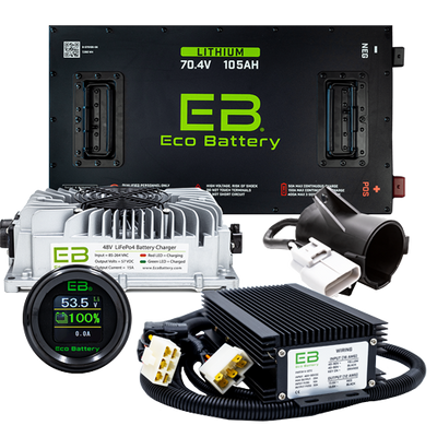 Eco Battery LIFEPO4 Lithium 70 Volt 105ah Bundle