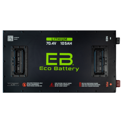 Eco Battery LIFEPO4 Lithium 70 Volt 105ah Bundle