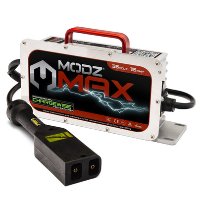 MODZ® MAX36 15 AMP EZGO TXT BATTERY CHARGER FOR 36 VOLT GOLF CARTS