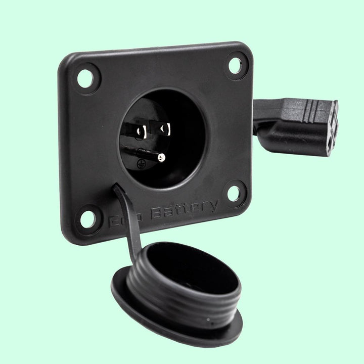 Ezgo RXV Charger Receptacle Replacement Plug for Normal 110 plugs