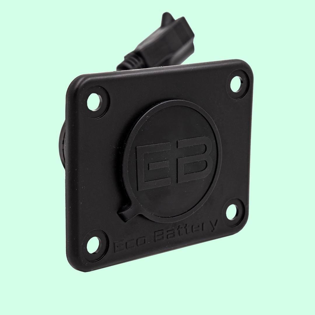Ezgo RXV Charger Receptacle Replacement Plug for Normal 110 plugs