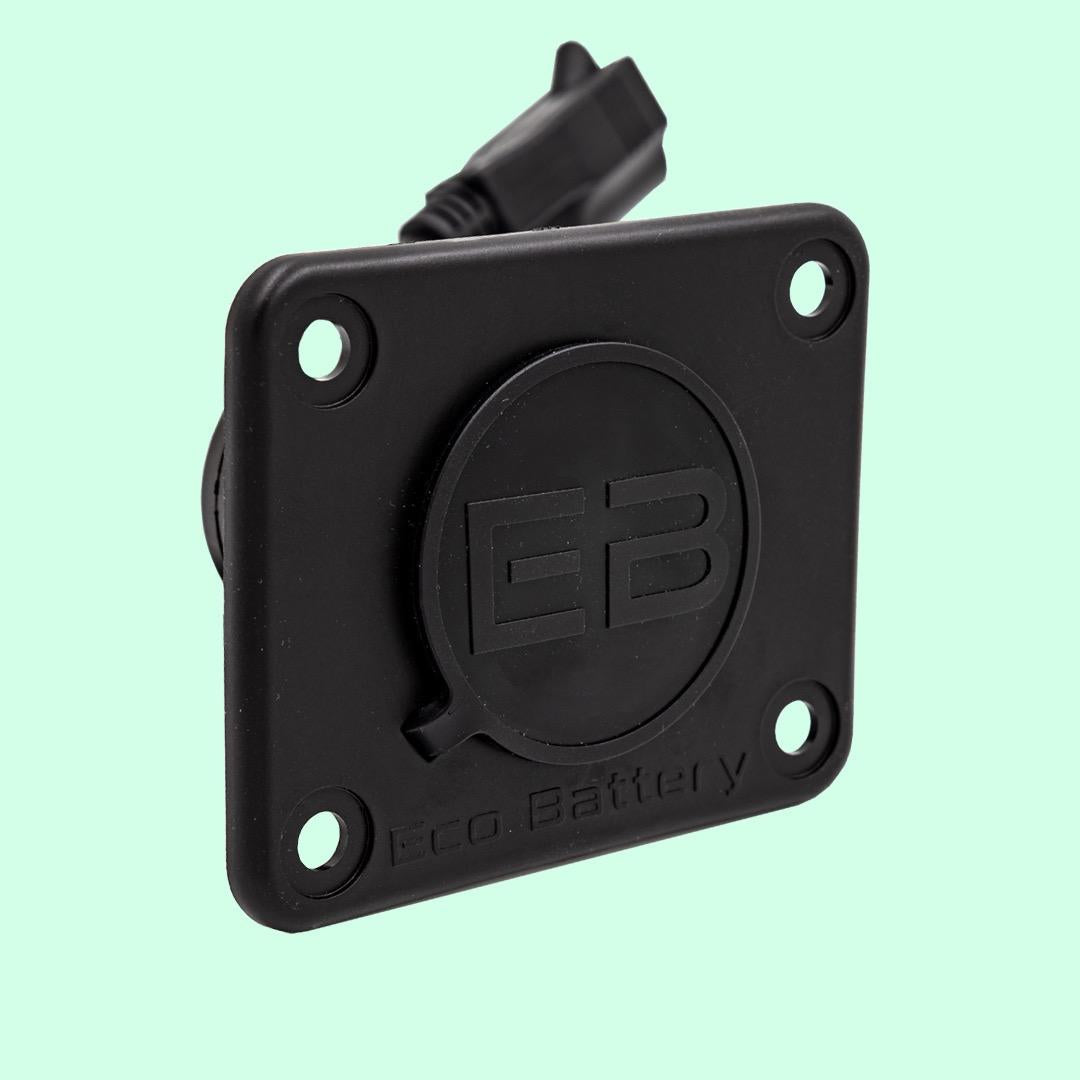 Ezgo Charger Receptacle Replacement Plug for Normal 110 plugs