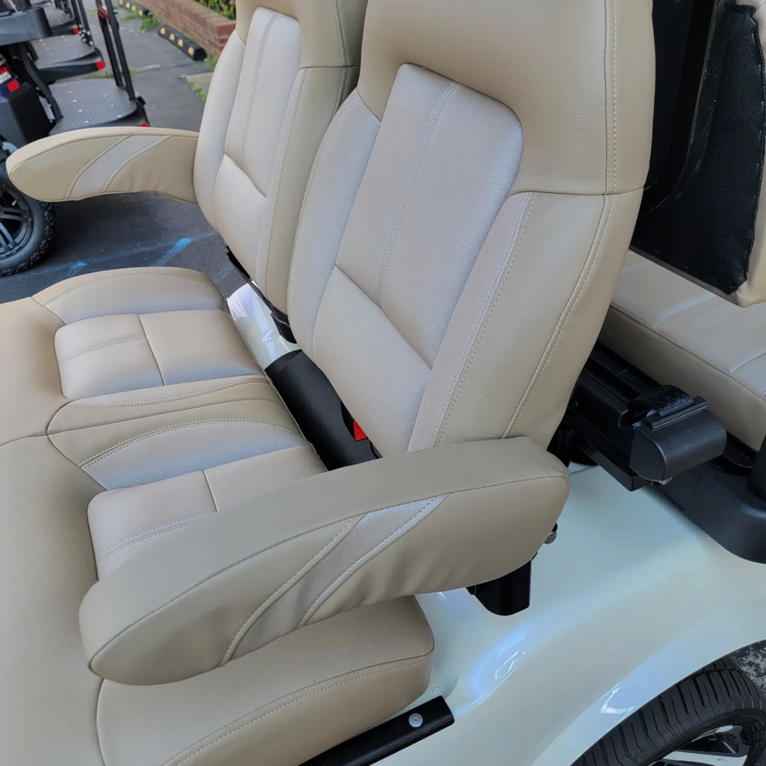 Evolution EV Golf Cart American Sportster High Back Premium Seats w/Armrest fits Evolutions Classic Pro &amp; Plus and Forester Plus