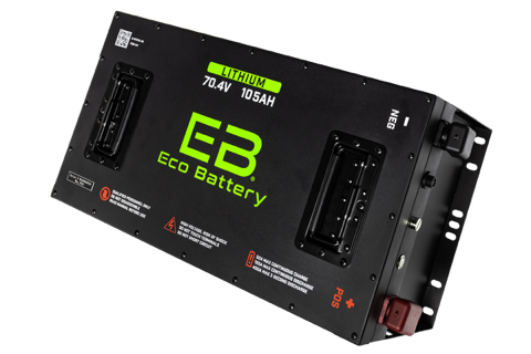 Eco Battery LIFEPO4 Lithium 70 Volt 105ah Battery Only