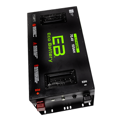 Eco Battery LIFEPO4 Lithium 70 Volt 105ah Battery Only