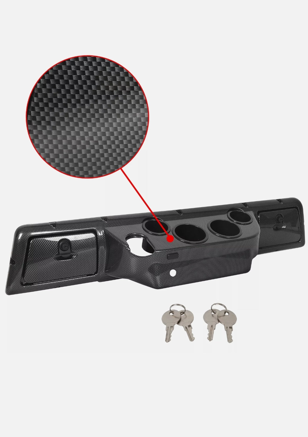 For 1982-Up Club Car DS Golf Cart Carbon Style Dash Board DashBoard Cover