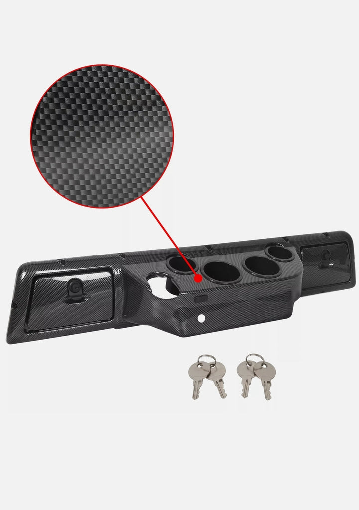 For 1982-Up Club Car DS Golf Cart Carbon Style Dash Board DashBoard Cover