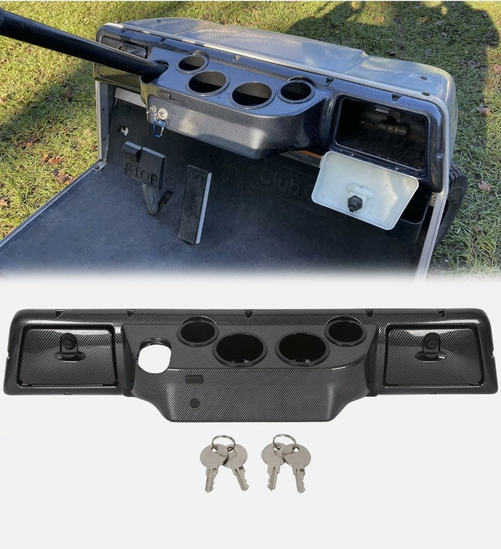 For 1982-Up Club Car DS Golf Cart Carbon Style Dash Board DashBoard Cover