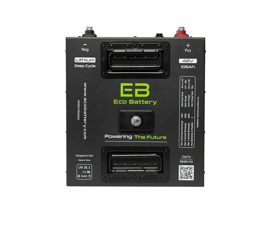 Eco Battery LIFEPO4 Lithium 48v 105ah Battery ONLY