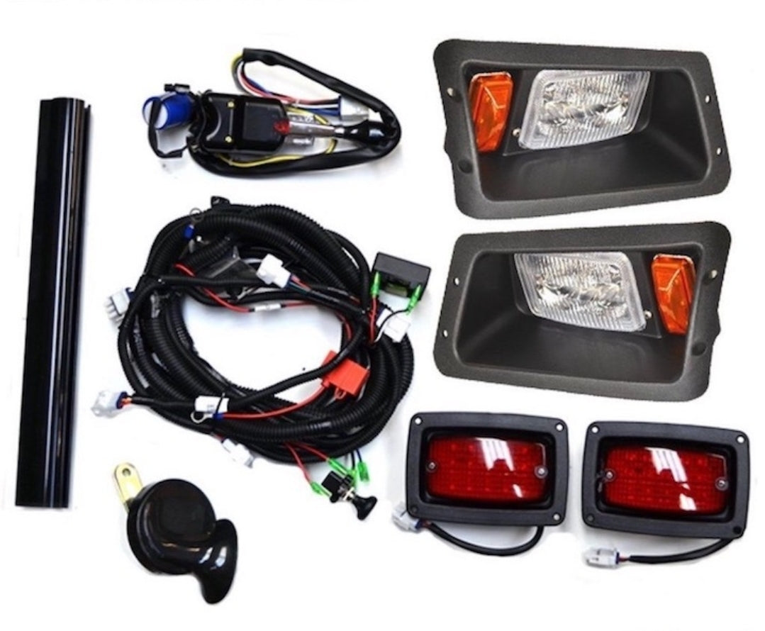Yamaha LED lights Kit | G14, G16, G19, G22 Golf Cart LED Headlight and Tail Light Kit LED Deluxe Street Legal Light Kit