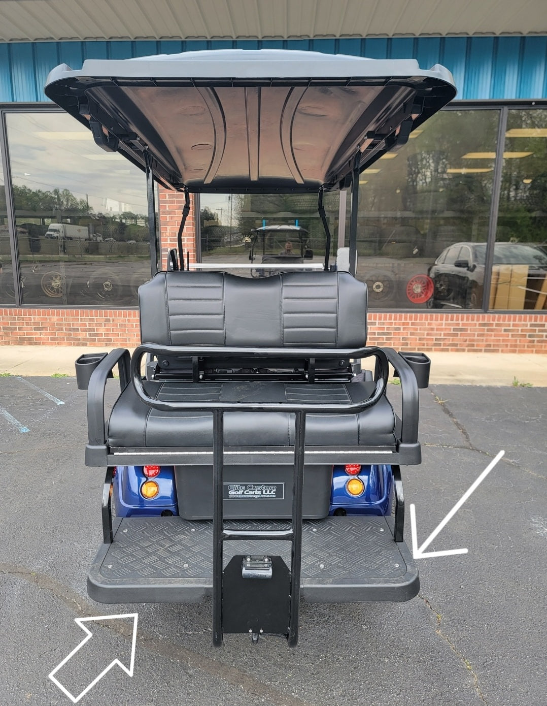 Evolution Golf Cart Footrest for Rear Seat