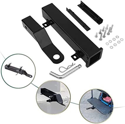 Universal Golf Cart Trailer Hitch for Backseat Footrest 2″ Receiver