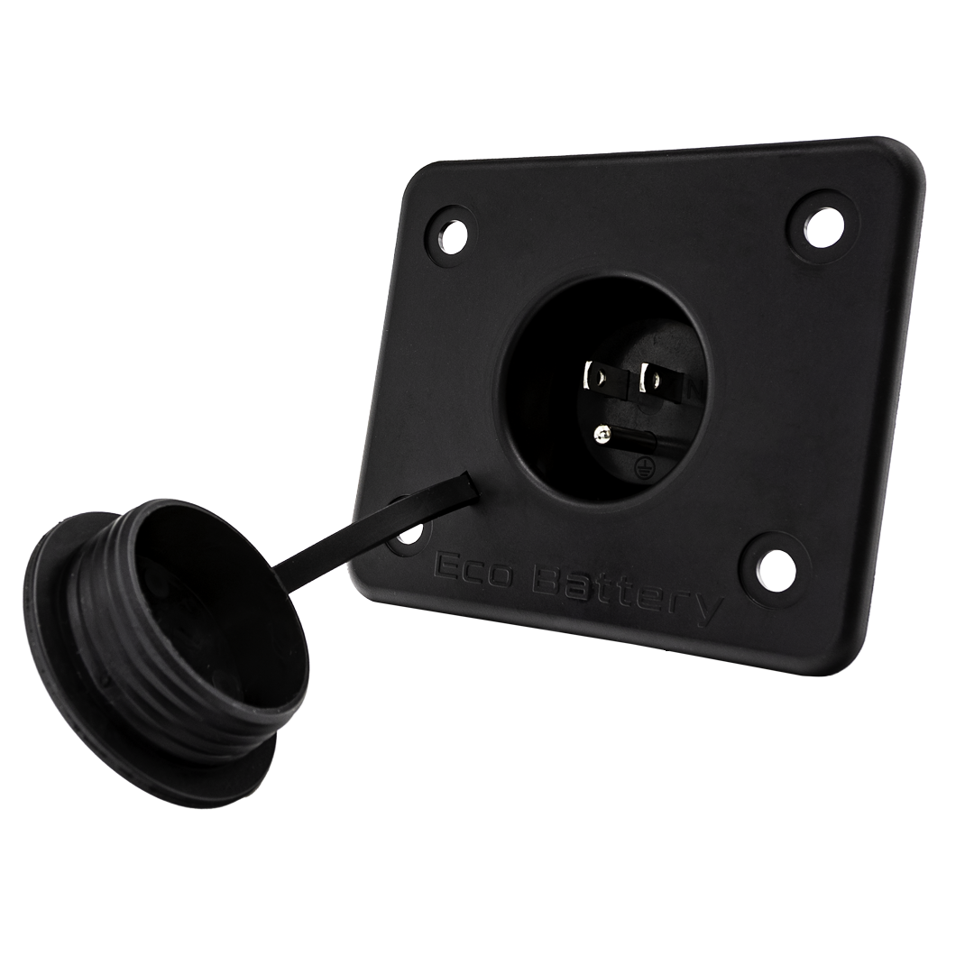 Ezgo TxtCharger Receptacle Replacement Plug with New 3 Pin Plug
