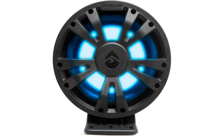 Ecoxgear ExtremeSub ES08 Weather-proof 500-watt powered tube enclosure with one 8" 4-ohm subwoofer and 8" passive speaker
