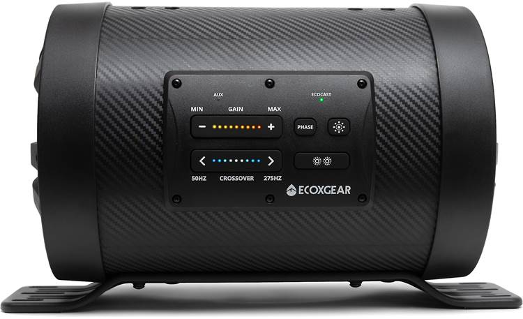 Ecoxgear ExtremeSub ES08 Weather-proof 500-watt powered tube enclosure with one 8" 4-ohm subwoofer and 8" passive speaker