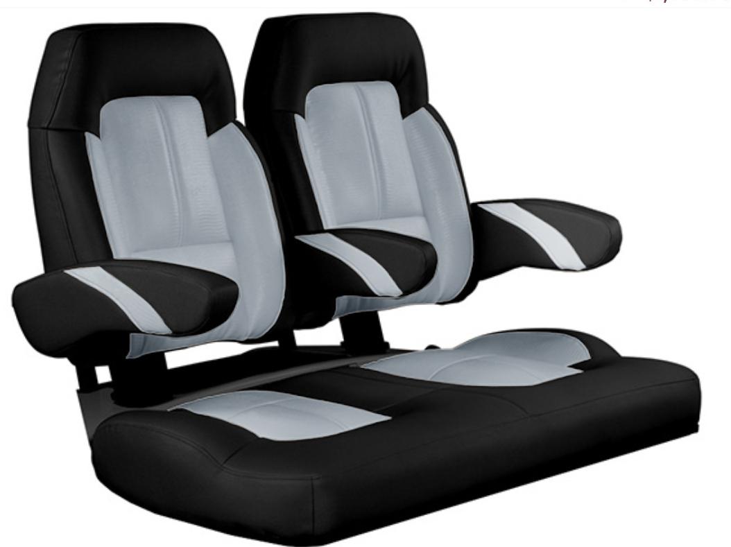 Yamaha G29 Drive &amp; Drive 2 Golf Cart American Sportster High Back Premium Seats w/Armrest